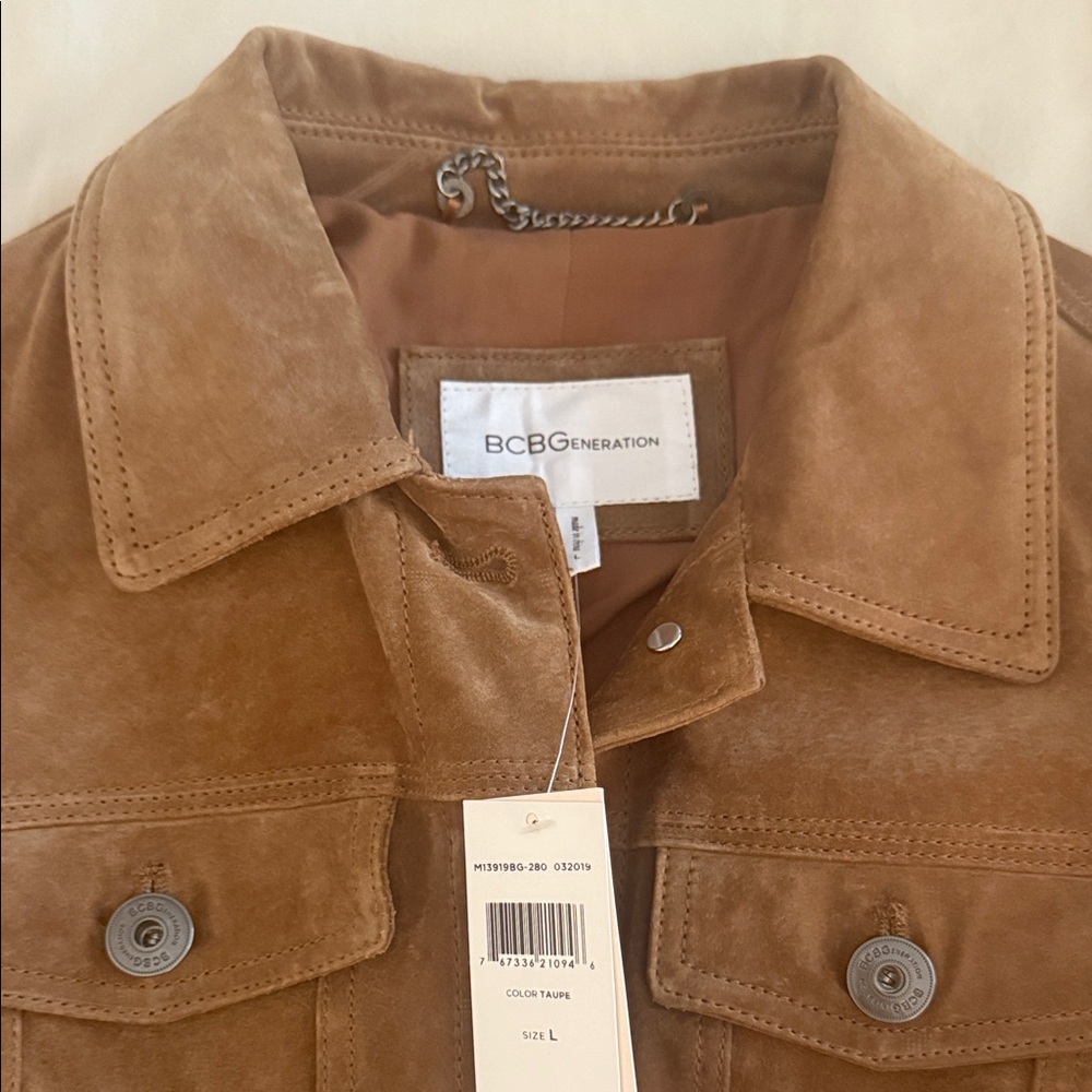 BCBGeneration SUEDE FRINGED  Jacket - Picture 2 of 10